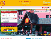Tablet Screenshot of hotel-relais-rixheim.com